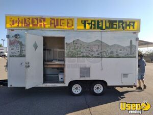 1985 Kitchen Trailer Kitchen Food Trailer Stainless Steel Wall Covers Arizona for Sale