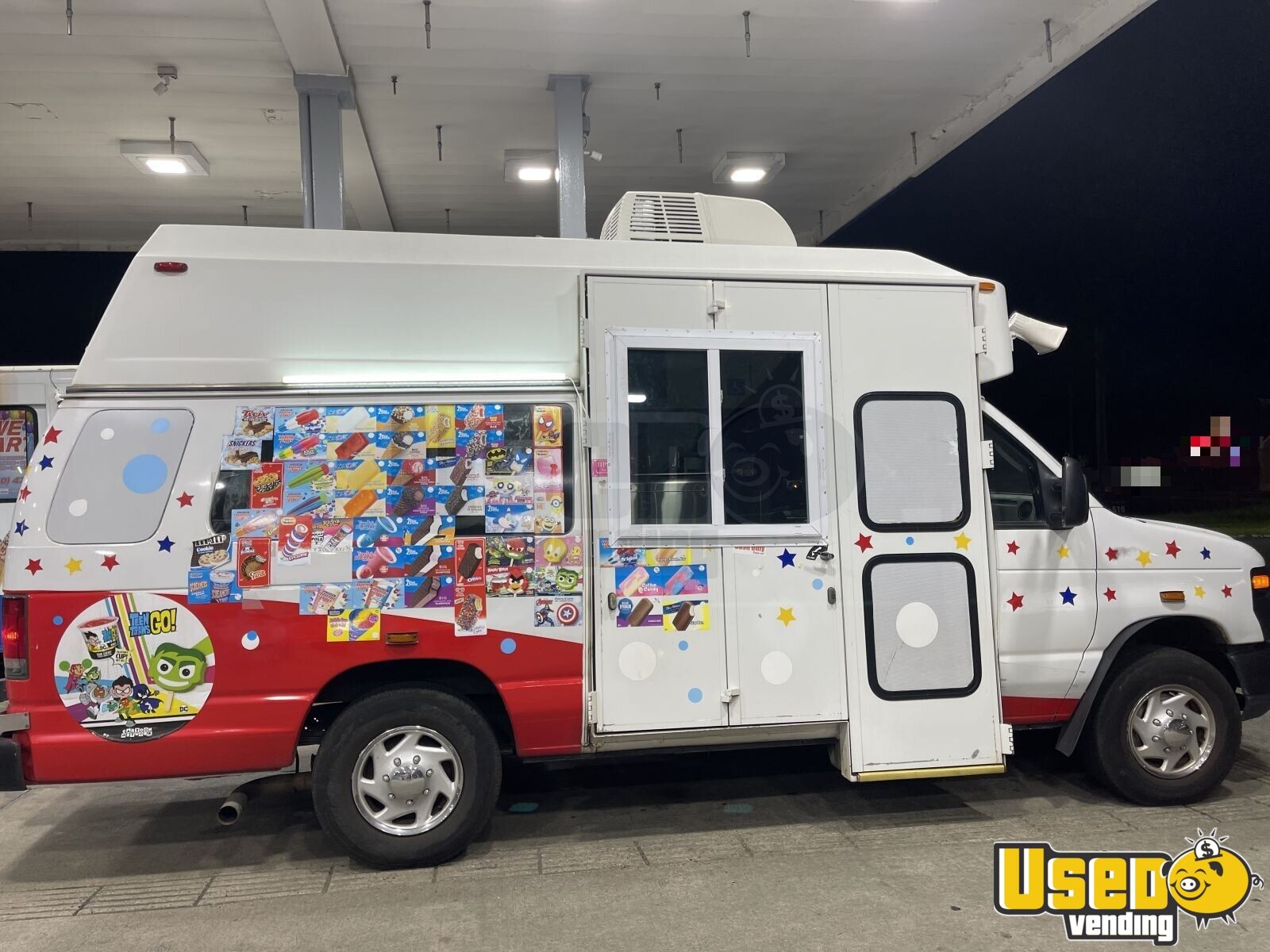 Turnkey Well Maintained Ford E High Top Van Ice Cream Truck For