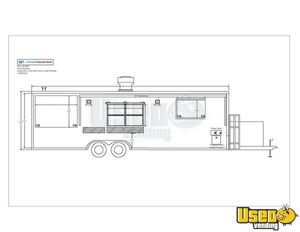 2021 Barbecue Trailer Barbecue Food Trailer Fresh Water Tank Florida for Sale