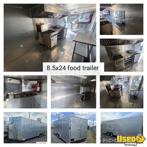 2022 8.5x24 Ta Kitchen Food Concession Trailer Kitchen Food Trailer Texas for Sale