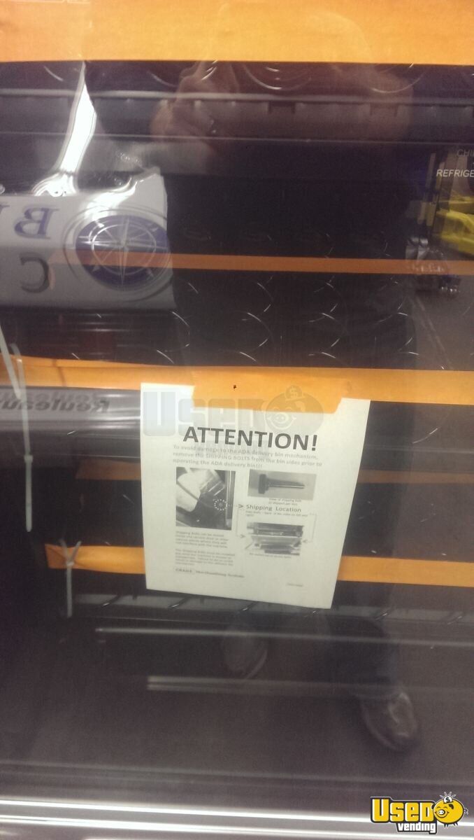 Brand New 2013 Crane 472D Snack and Soda Vending Machine Combo