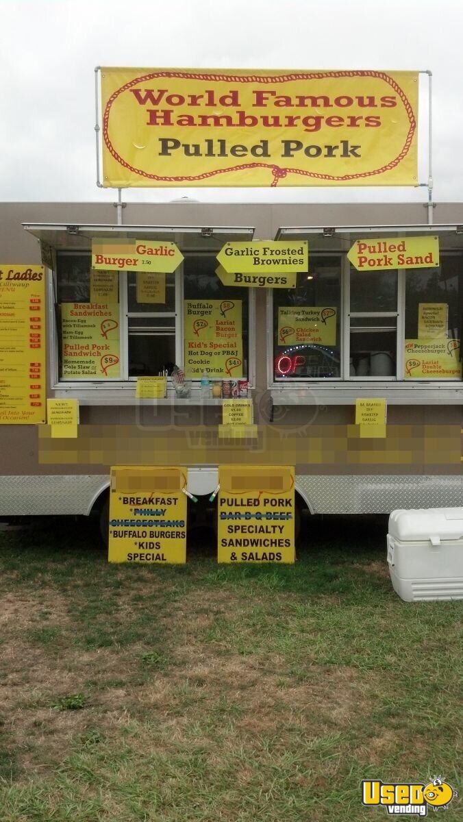 Used 16' Concession Trailer in Washington for Sale Mobile Kitchen