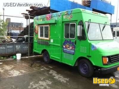 smoothie mobile juice p30 chevy bar stepvan 1995 ny truck