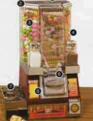 Gold Star Vending candy coin shooter