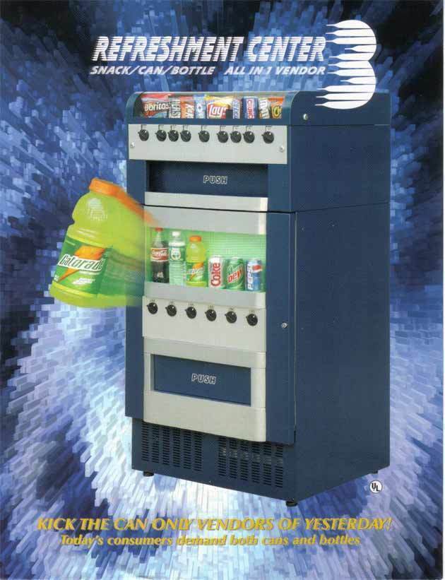 RC3 Snack Soda Vending Machine Combo Fortune Resources