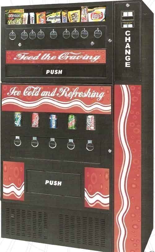 platinum mechanical snack and soda