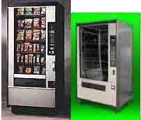 Crane Snack and USI Glassfront Snack MAchine
