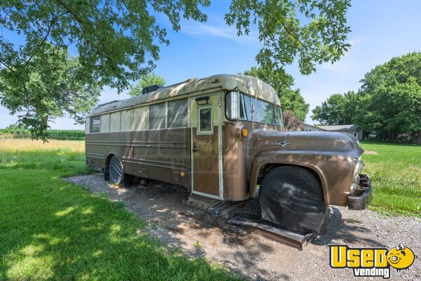 1956 B600 Skoolie Iowa Gas Engine for Sale