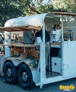 1965 2 Horse Double Axle Trailer Beverage - Coffee Trailer Concession Window California for Sale