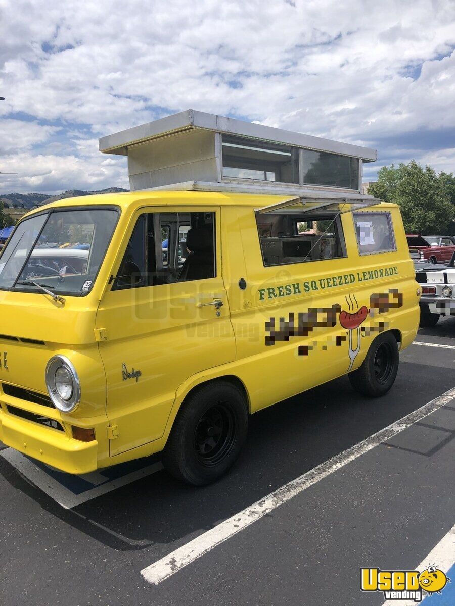 Vintage Dodge A100 Pop Up Van Mobile Food Unit With Trailer Food Truck For Sale In Colorado