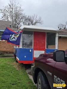 1968 Concession Trailer Diamond Plated Aluminum Flooring Texas for Sale