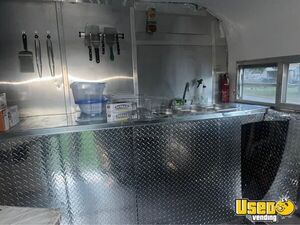 1970 Concession Trailer Kitchen Food Trailer Diamond Plated Aluminum Flooring Nebraska for Sale