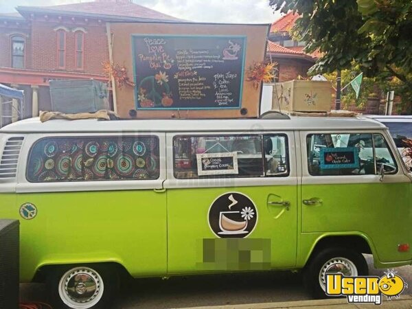 1975 Vw Bus Coffee Truck Food Truck For Sale In Europe Food Beach Cart Mobile Van Oem Kiosk On Wheels Shandong Gangting Dianche