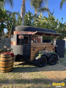 1976 Horse Trailer Beverage - Coffee Trailer Concession Window California for Sale