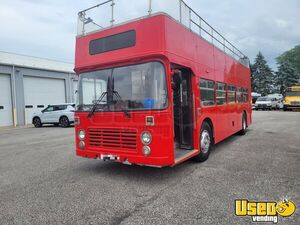 1980 Double Decker All-purpose Food Truck Propane Tank Michigan Diesel Engine for Sale