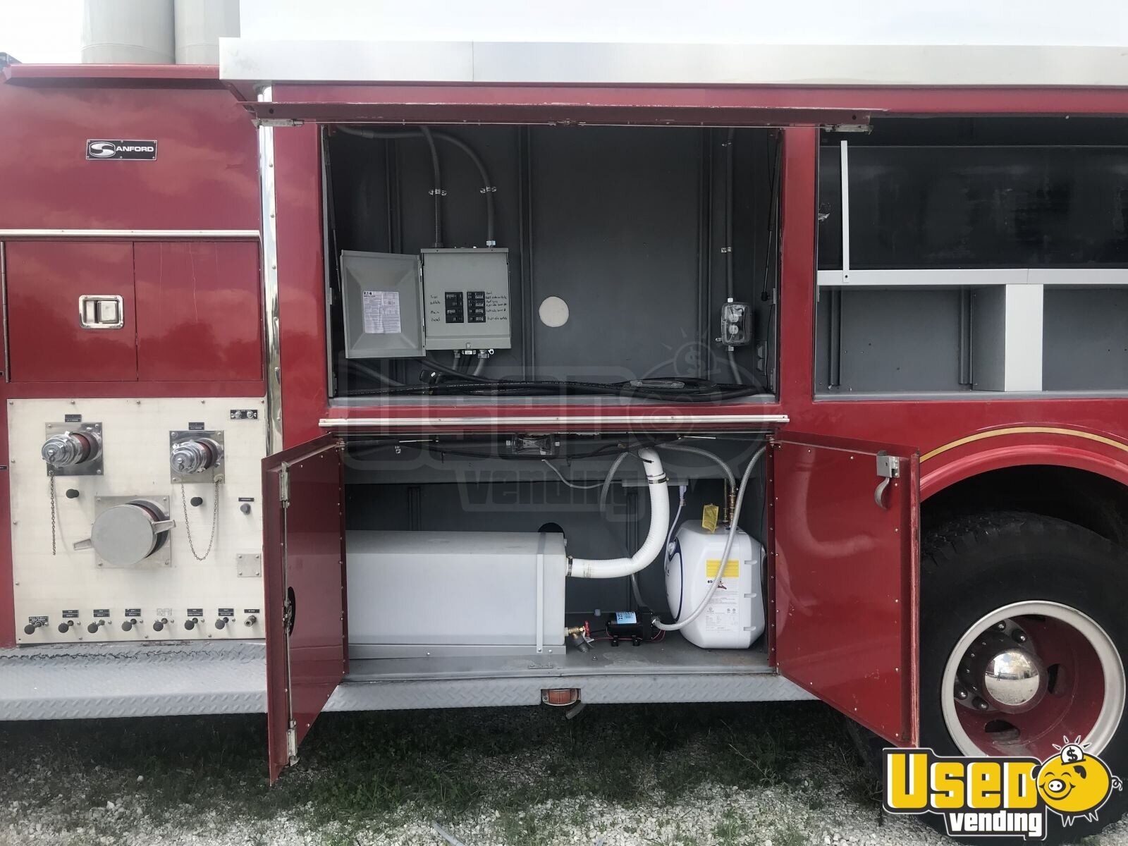 Amazing Unique Fire Truck | Food Truck Conversion Mobile Kitchen for