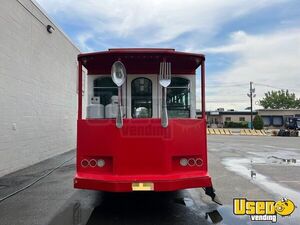 1988 Trolley Food Truck All-purpose Food Truck Diamond Plated Aluminum Flooring New Jersey Diesel Engine for Sale