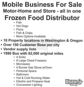 1990 Diesel 6000 All-purpose Food Truck Bathroom Oregon Diesel Engine for Sale