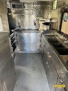 1992 Step Van Ice Cream Truck Stainless Steel Wall Covers California Gas Engine for Sale