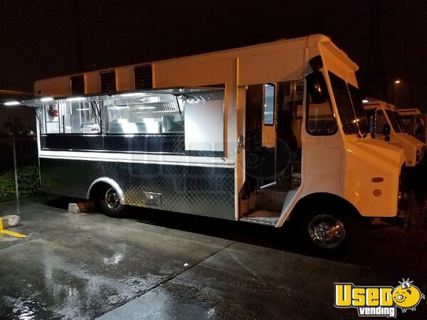 Loaded Turnkey Chevy P30 Food Truck Mobile Kitchen Unit For Sale In California