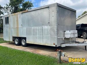 1995 Bbq Trailer Barbecue Food Trailer Diamond Plated Aluminum Flooring Texas for Sale