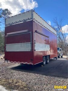 1996 Concession Trailer Kitchen Food Trailer Stainless Steel Wall Covers New Hampshire for Sale