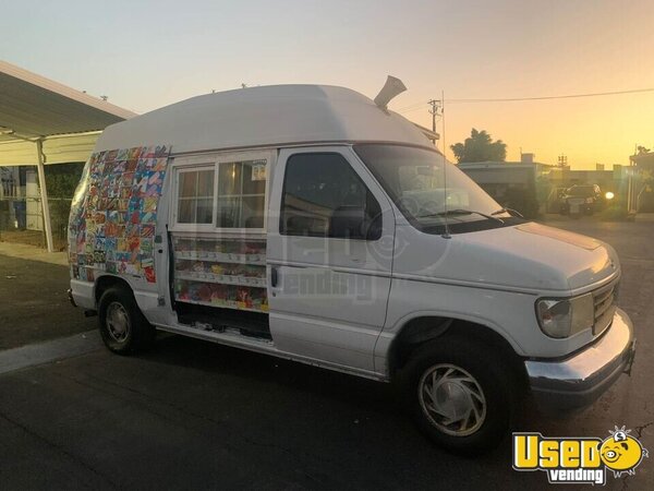 1996 Econoline E150 Ice Cream Truck California Gas Engine for Sale