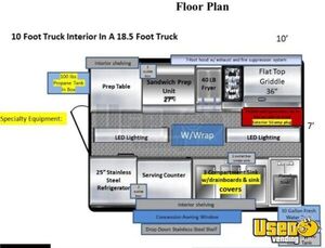 1997 P3500 All-purpose Food Truck Additional 1 Texas Diesel Engine for Sale