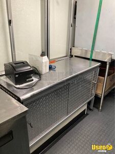 1998 Pizza Trailer Pizza Food Truck Prep Station Cooler Massachusetts Diesel Engine for Sale