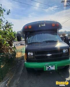 2000 Bus All-purpose Food Truck Awning California Diesel Engine for Sale