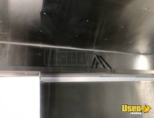 2000 Util Kitchen Food Trailer Diamond Plated Aluminum Flooring California for Sale