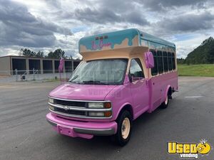 2001 Express 3500 Ice Cream Truck Cabinets Georgia Gas Engine for Sale