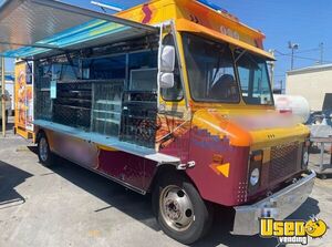 2001 Workhorse Taco Food Truck Stainless Steel Wall Covers California for Sale