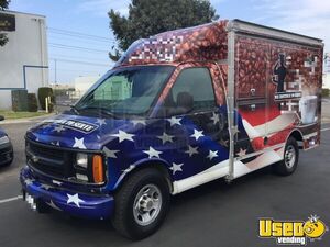 2002 3500 Cutaway Van Coffee & Beverage Truck Cabinets California Gas Engine for Sale