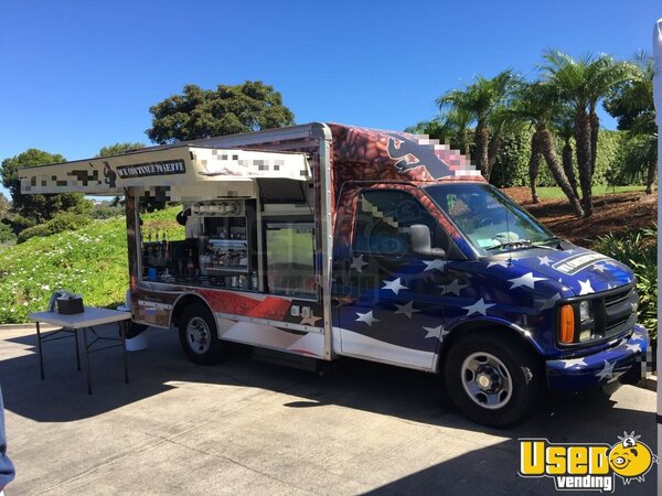 2002 3500 Cutaway Van Coffee & Beverage Truck California Gas Engine for Sale