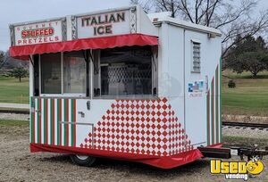 2002 Concession Trailer Ice Cream Trailer Concession Window Iowa for Sale