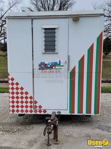 2002 Concession Trailer Ice Cream Trailer Diamond Plated Aluminum Flooring Iowa for Sale