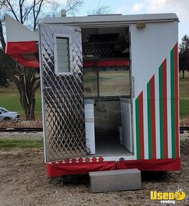 2002 Concession Trailer Ice Cream Trailer Exterior Customer Counter Iowa for Sale