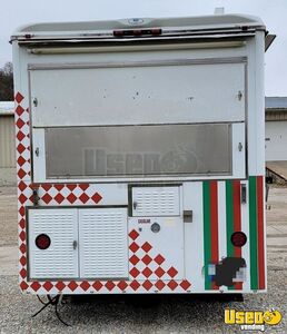 2002 Concession Trailer Ice Cream Trailer Stainless Steel Wall Covers Iowa for Sale