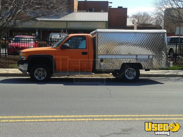 2002 Gmc Sierra 2500 Hd Lunch Serving Food Truck Maryland Gas Engine for Sale