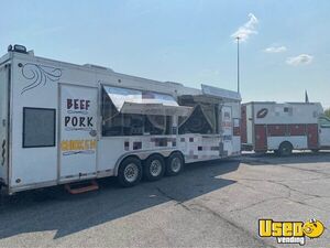 2002 Kitchen Trailer Kitchen Food Trailer Indiana Gas Engine for Sale