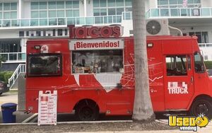 2002 P30 Taco Food Truck Air Conditioning Florida Gas Engine for Sale