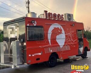 2002 P30 Taco Food Truck Concession Window Florida Gas Engine for Sale