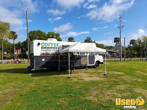 2002 P42 Coffee Truck Coffee & Beverage Truck Concession Window Florida Diesel Engine for Sale