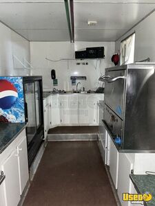 2002 Pizza Food Concession Trailer Pizza Trailer Interior Lighting Pennsylvania for Sale