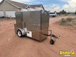2003 Blank Concession Trailer Stainless Steel Wall Covers Arizona for Sale