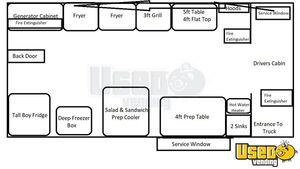 2003 P42 Wp30542 All-purpose Food Truck Pro Fire Suppression System Colorado Diesel Engine for Sale