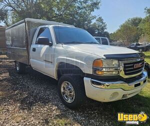 2003 Sierra 2500 Lunch Serving Food Truck Concession Window Texas Gas Engine for Sale