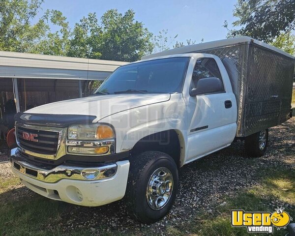 2003 Sierra 2500 Lunch Serving Food Truck Texas Gas Engine for Sale