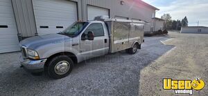 2004 F350 Lunch Serving Food Truck Air Conditioning Indiana Gas Engine for Sale